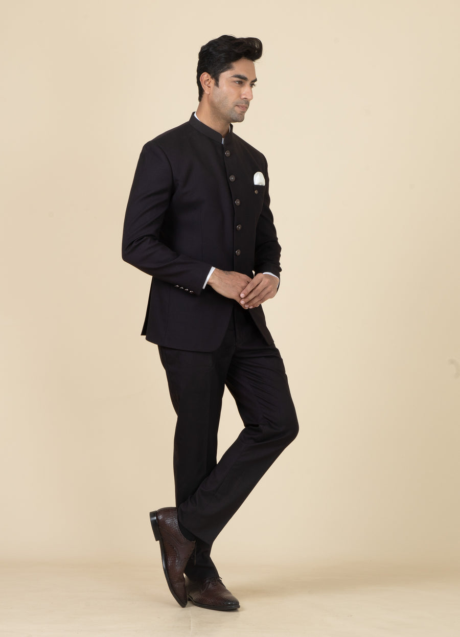 MLS PLAIN JODHPURI SUIT 2PCS