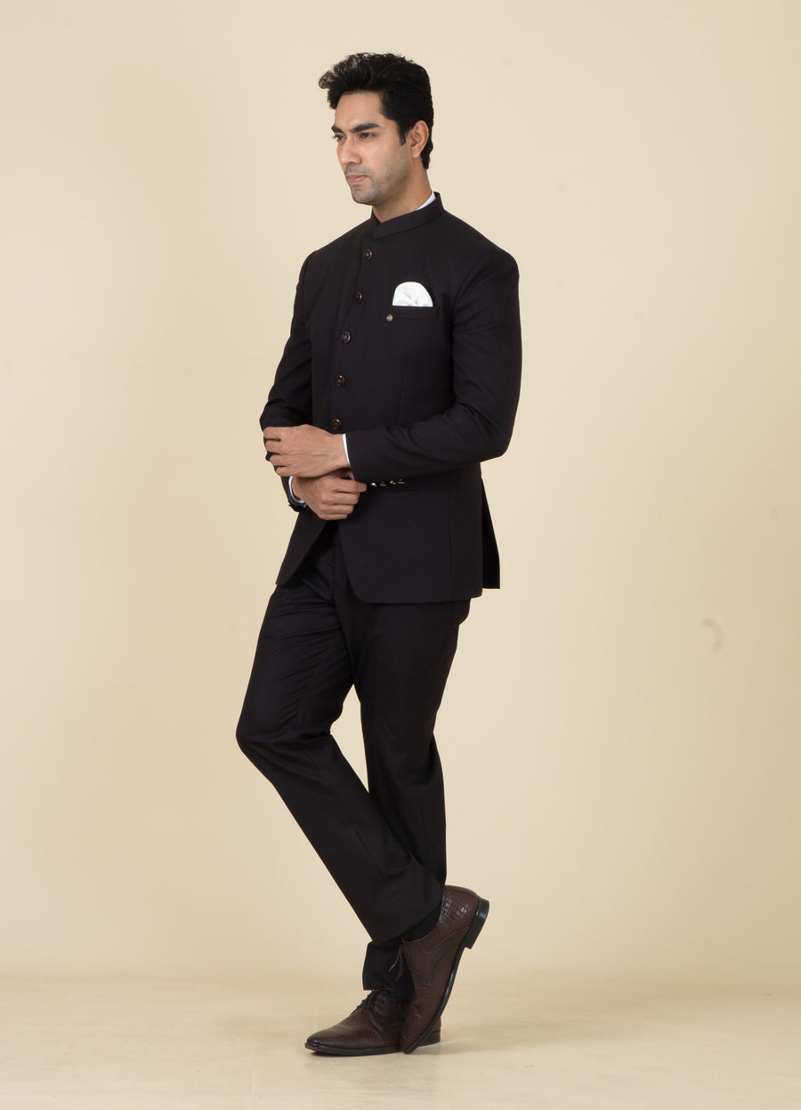 MLS PLAIN JODHPURI SUIT 2PCS