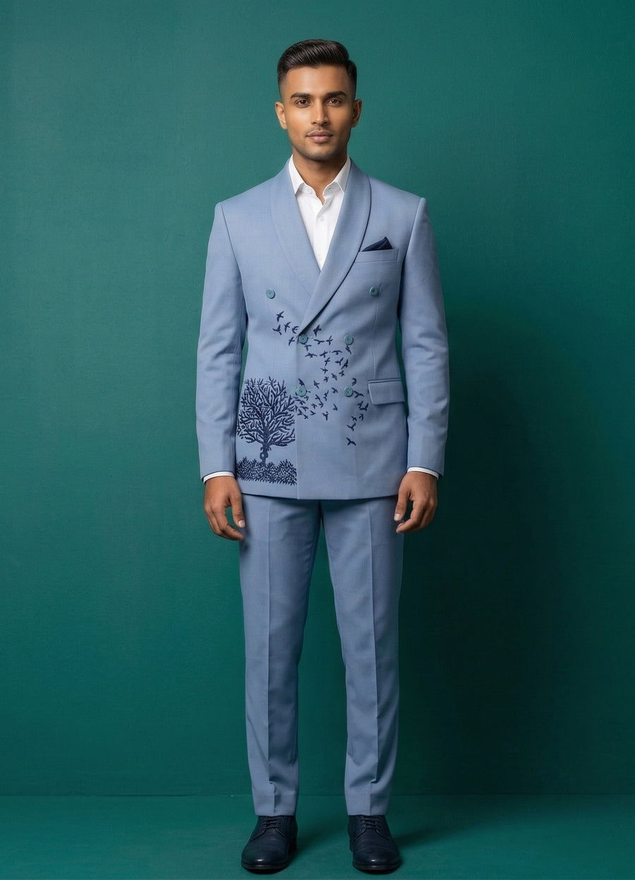 MLS DOUBLE BREASTED SUIT 2PCS