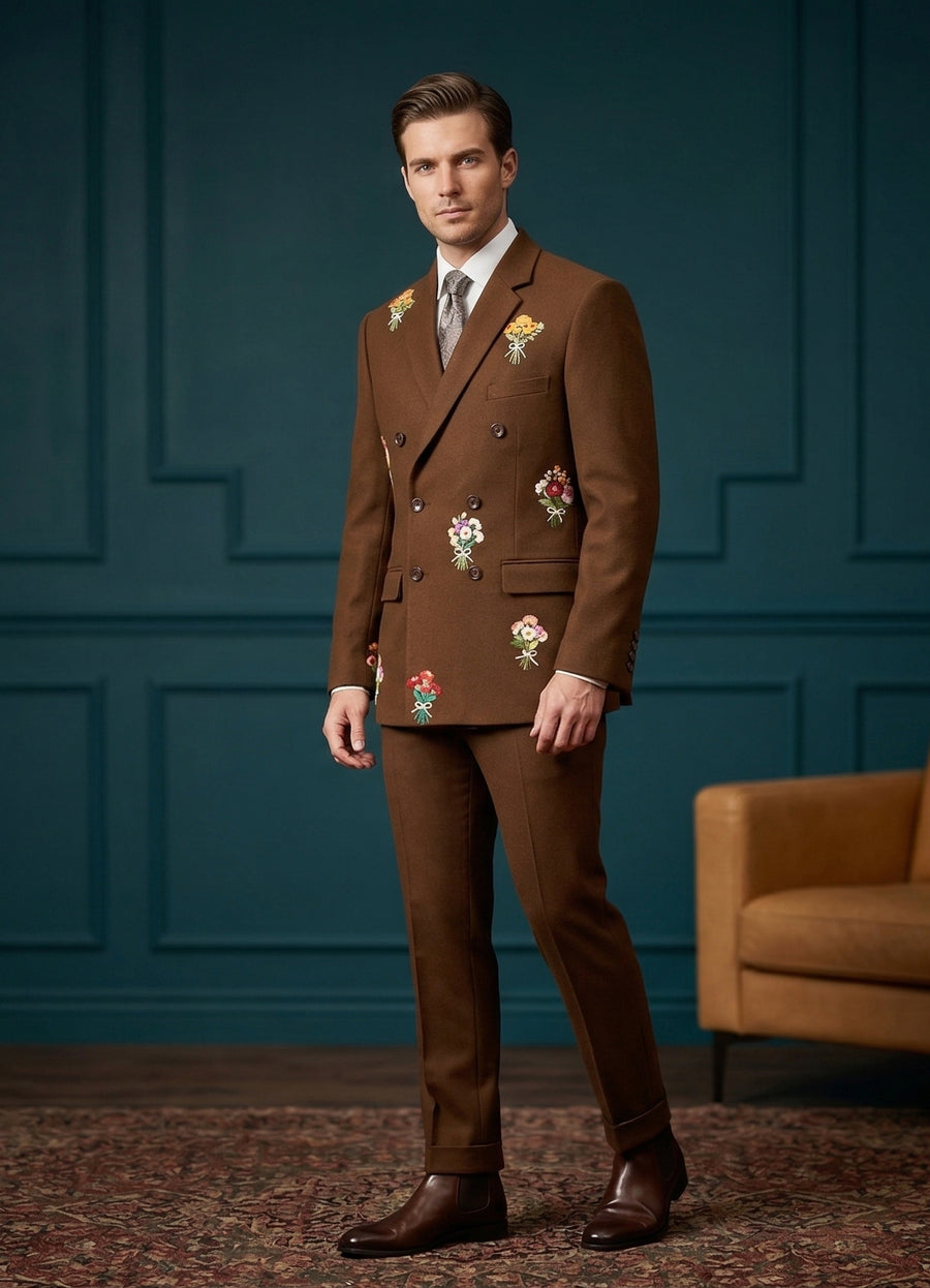 MLS DOUBLE BREASTED SUIT 2PCS