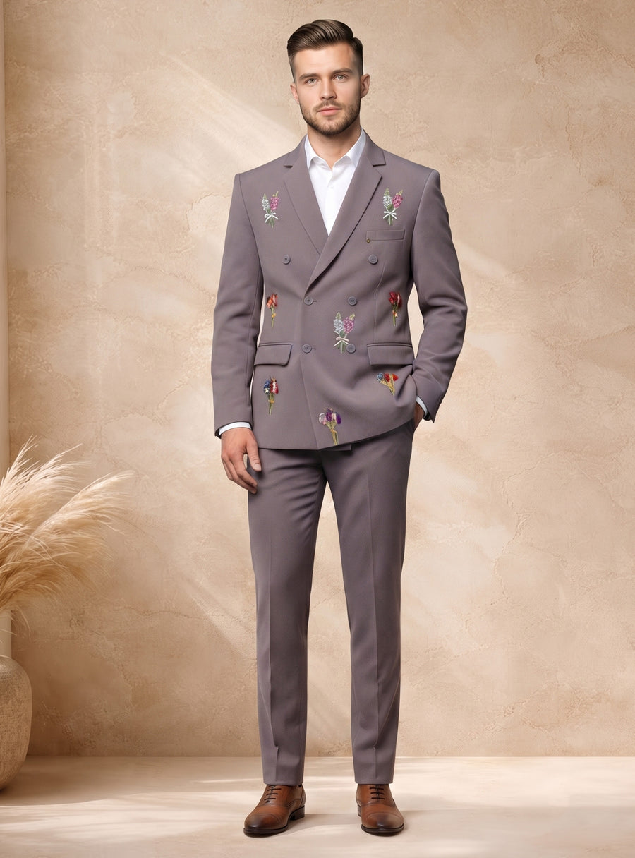 MLS DOUBLE BREASTED SUIT 2PCS