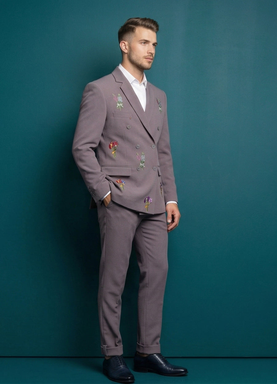 MLS DOUBLE BREASTED SUIT 2PCS