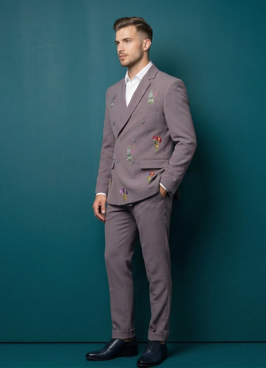 MLS DOUBLE BREASTED SUIT 2PCS