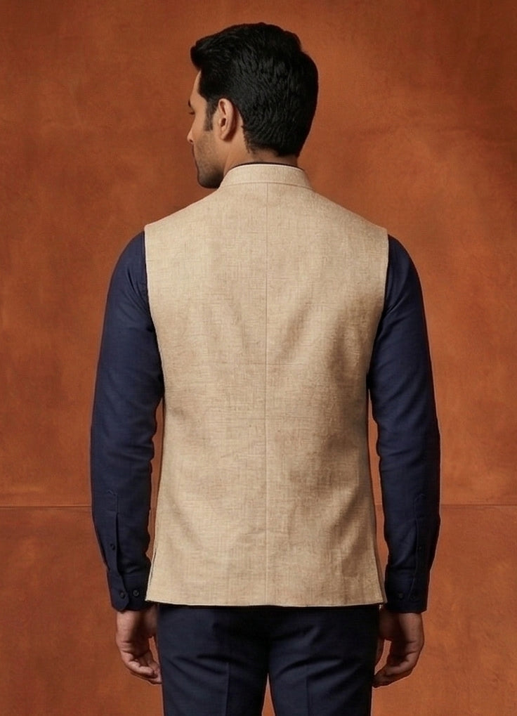 MLS PLAIN JAWAHAR JACKET 1PC