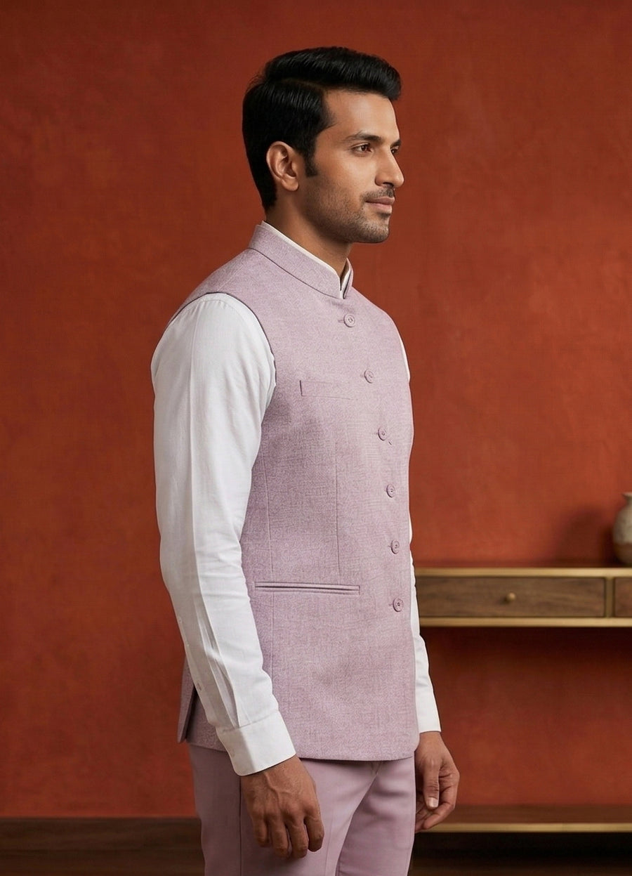 MLS PLAIN JAWAHAR JACKET 1PC
