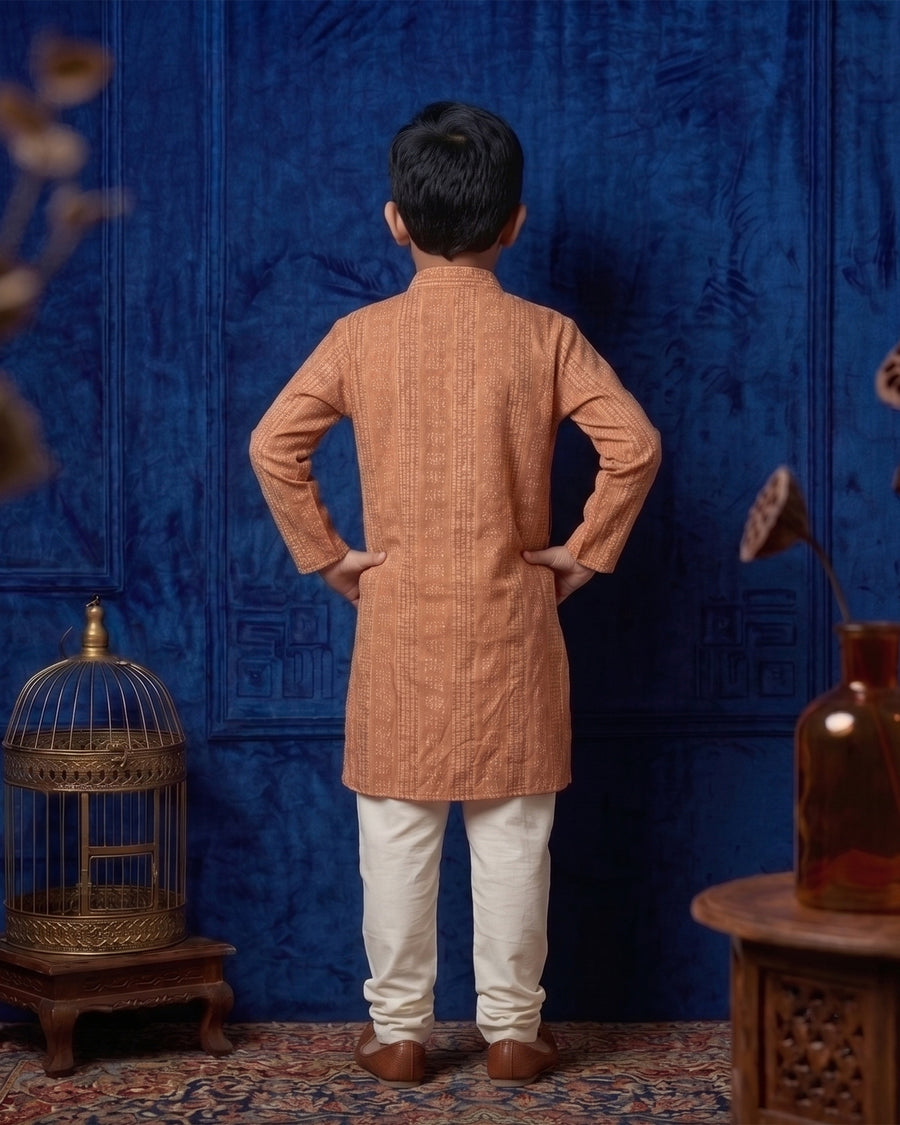 MLS PRINTED KIDS KURTA PAJAMA