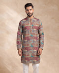 MLS PRINTED KURTA PAJAMA
