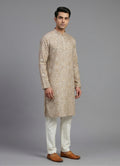 MLS PRINTED KURTA PAJAMA 2PCS