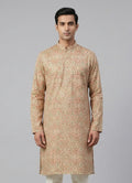 MLS PRINTED KURTA PAJAMA 2PCS