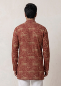 MLS PRINTED SHORT KURTA F/S
