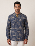 MLS PRINTED SHORT KURTA F/S