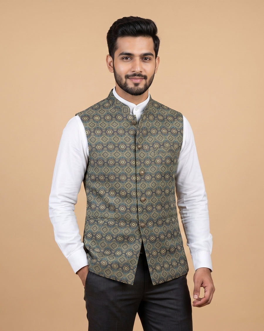 MLS PRINTED JAWAHAR JACKET