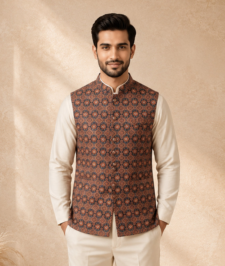 MLS PRINTED JAWAHAR JACKET
