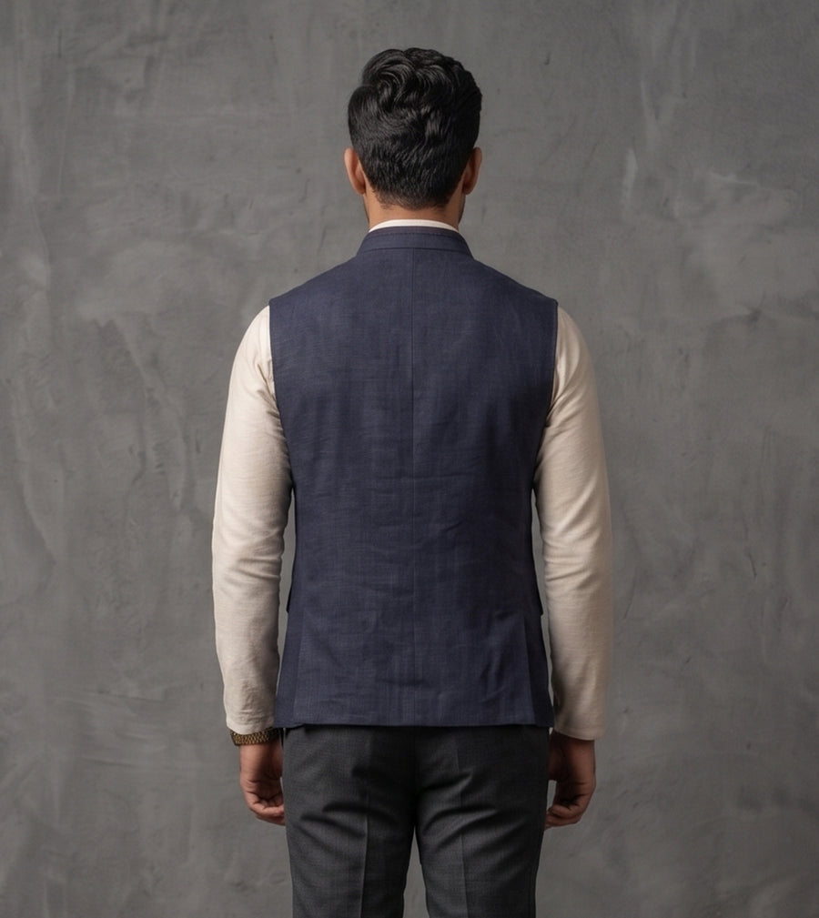 MLS LINEN JAWAHAR JACKET