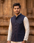 MLS LINEN JAWAHAR JACKET