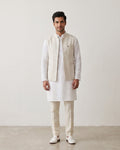 MLS LINEN JAWAHAR JACKET 1PC