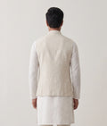 MLS LINEN JAWAHAR JACKET 1PC