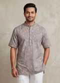 MLS PRINTED SHORT KURTA H/S