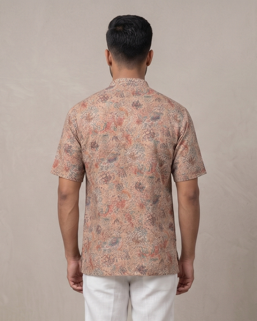 MLS PRINTED SHORT KURTA H/S