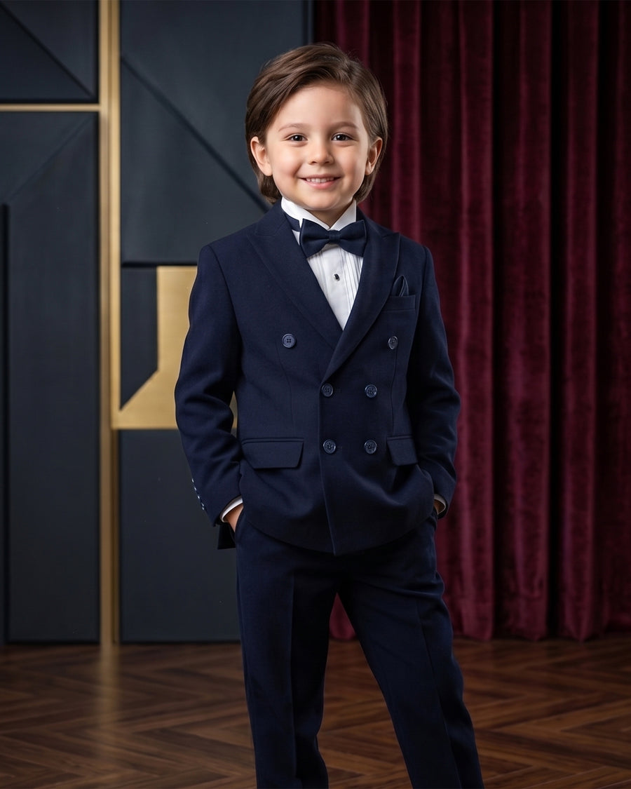 MLS KIDS DOUBLE BREASTED SUIT 4PCS