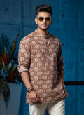 MLS PRINTED SHORT KURTA H/S