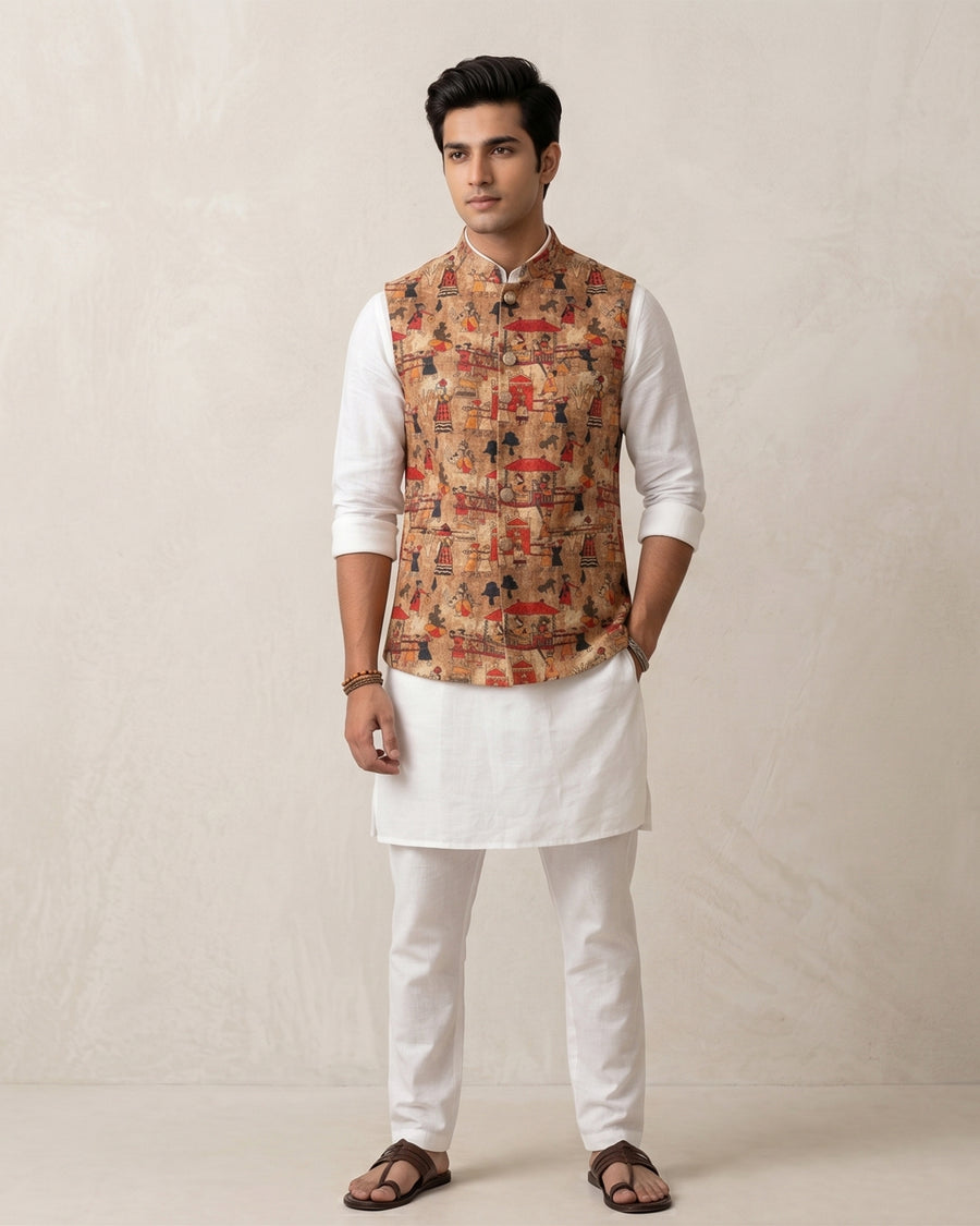 MLS PRINTED JAWAHAR JACKET