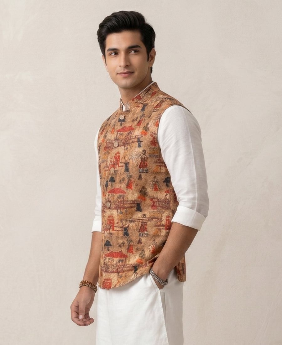 MLS PRINTED JAWAHAR JACKET
