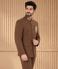 Japanese Suiting Embroidered Jodhpuri Suit 2Pc Nawab