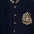 Japanese Suiting Embroidered Jodhpuri Suit 2Pc Nawab