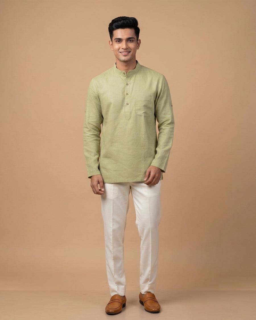 MLS PLAIN SHORT KURTA F/S