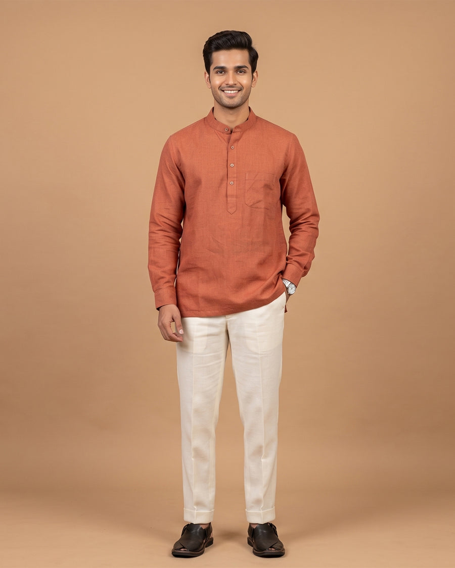 MLS PLAIN SHORT KURTA F/S