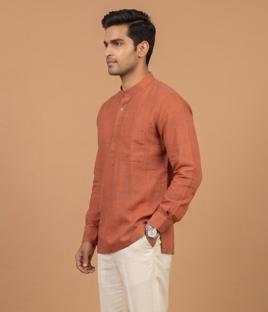 MLS PLAIN SHORT KURTA F/S