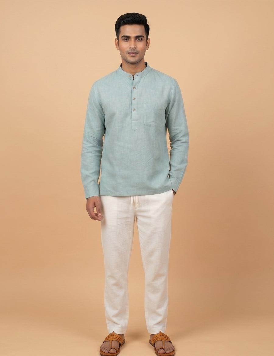 MLS PLAIN SHORT KURTA F/S