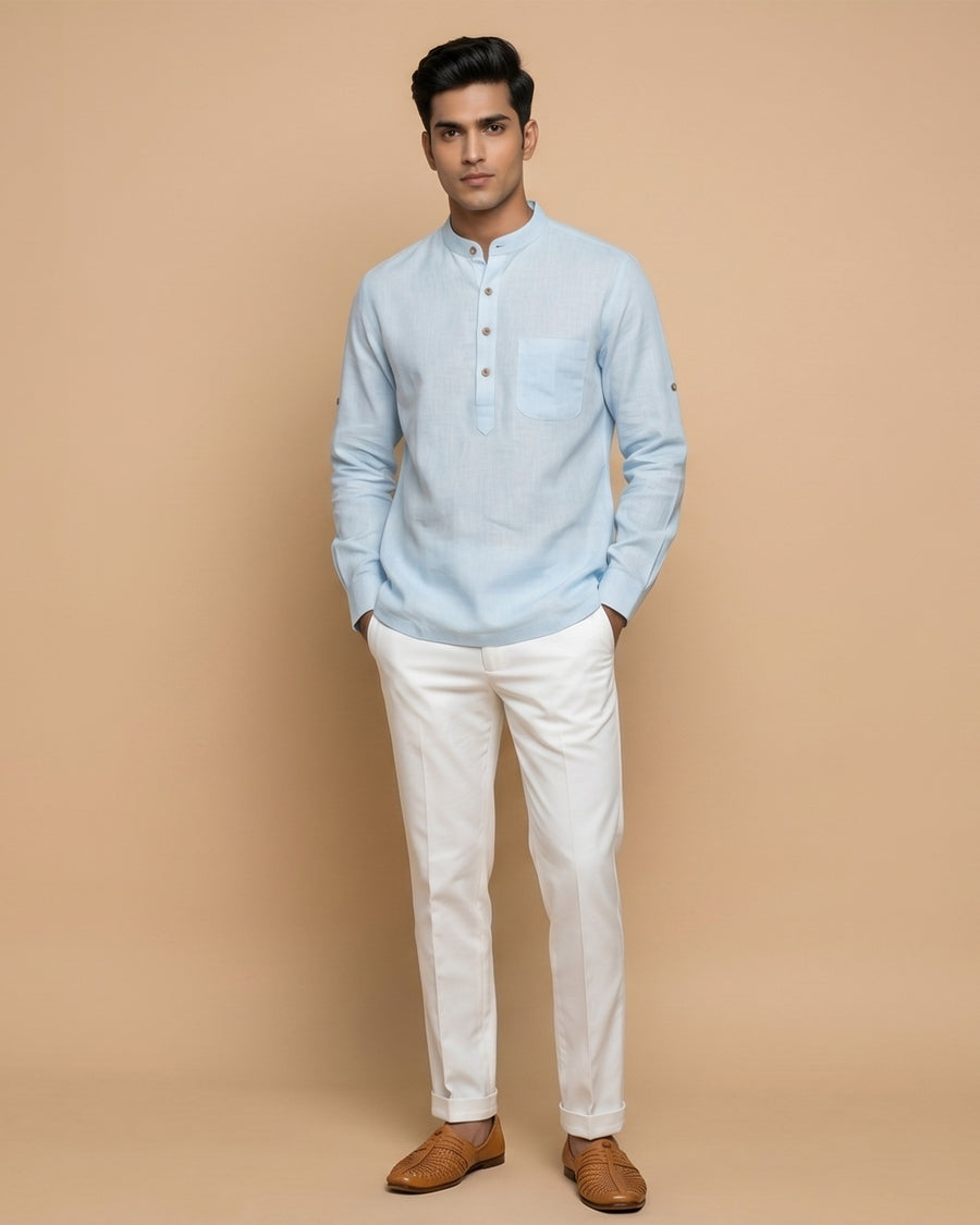 MLS PLAIN SHORT KURTA F/S