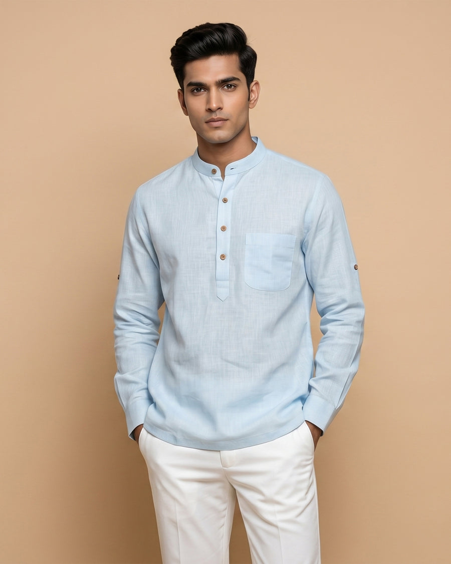 MLS PLAIN SHORT KURTA F/S