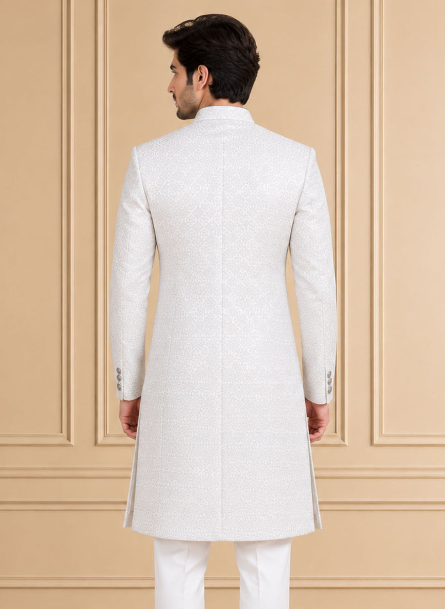 Jaquard Self Textured Indo Western 2Pc Tanmay