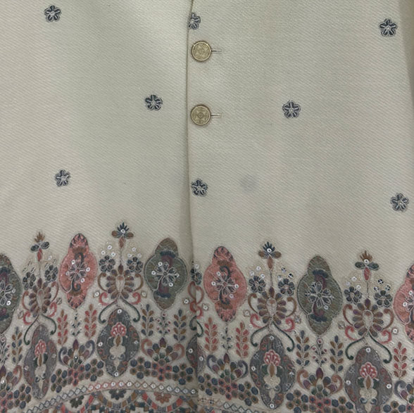 Silk Blend Embroidered Indo Western 2Pc Urvan
