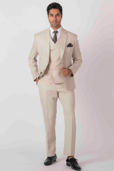 Shop Fawn Gold DESIGNER SUIT 5 PCS online - 01-0777