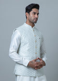 MLS EMBROIDERED JAWAHAR JACKET 1PC