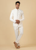 MLS EMBROIDERED JODHPURI SUIT