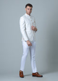 MLS EMBROIDERED JODHPURI SUIT 2PCS