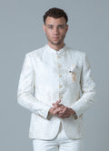 MLS EMBROIDERED JODHPURI SUIT 2PCS