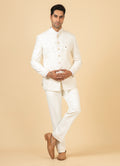 MLS EMBROIDERED JODHPURI SUIT 2PCS
