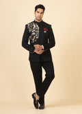 MLS EMBROIDERED JODHPURI SUIT 2Pcs
