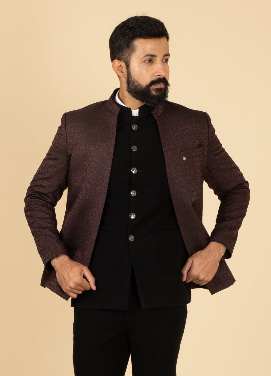 MLS PLAIN JODHPURI SUIT 3 PCS