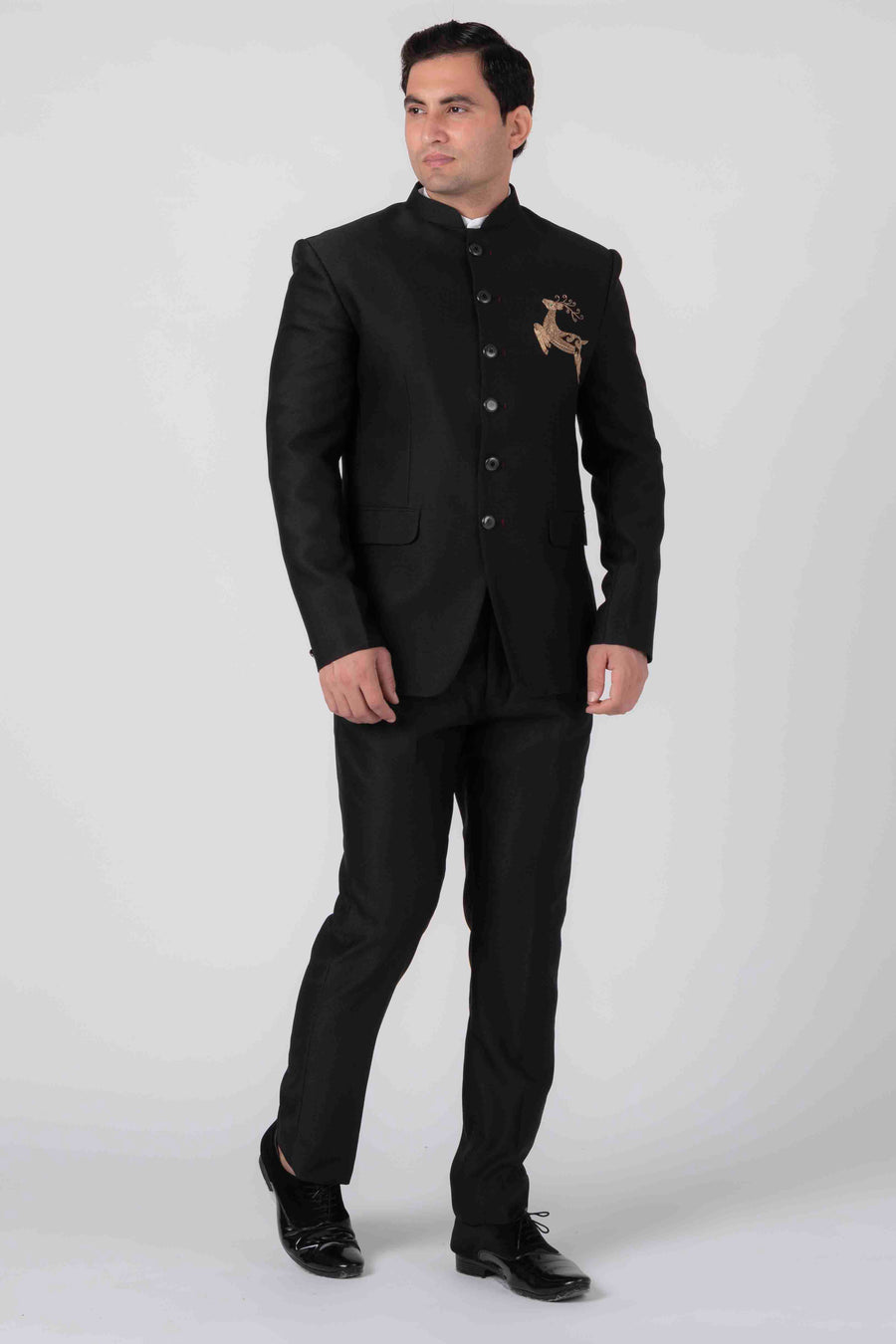 Designer Embroidered Green Jodhpuri Suit – Ethnic Star