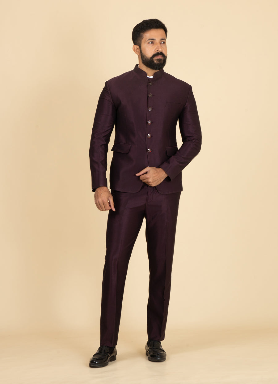 MLS PLAIN JODHPURI SUIT 2PCS