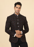 MLS VELVET JODHPURI SUIT 2PCS
