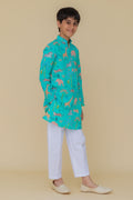 MLS KIDS PRINTED KURTA PAJAMA