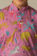 MLS KIDS PRINTED KURTA PAJAMA